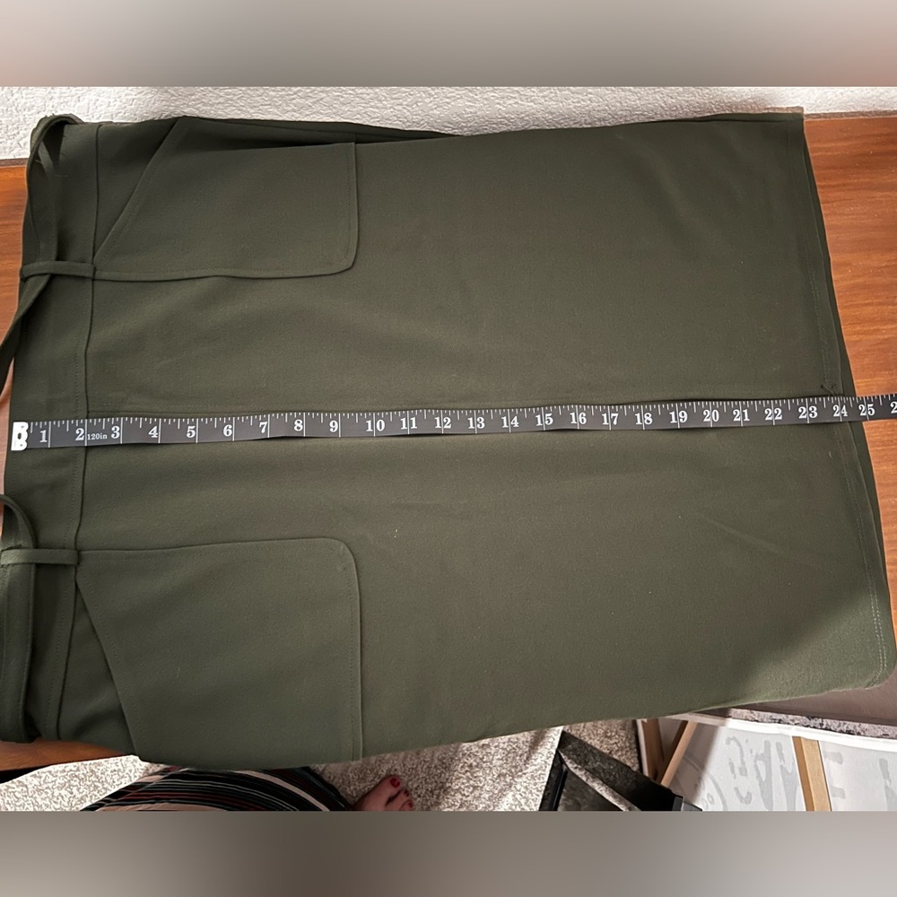 New York Clothing Co green skirt sz L - Picture 7 of 8